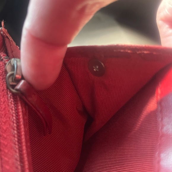 Authentic Red Chanel Matelasse Wallet (WOC) - Picture 7 of 8